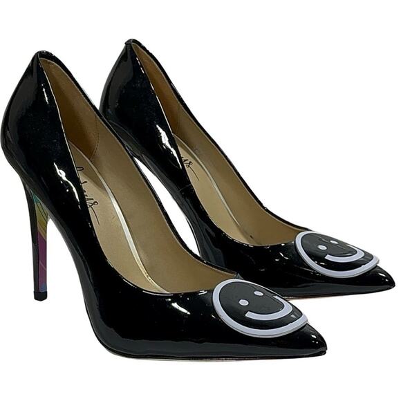 Taylor Says Black Patent Leather “Be Happy” Shoes SZ 9.5 - Picture 13 of 15